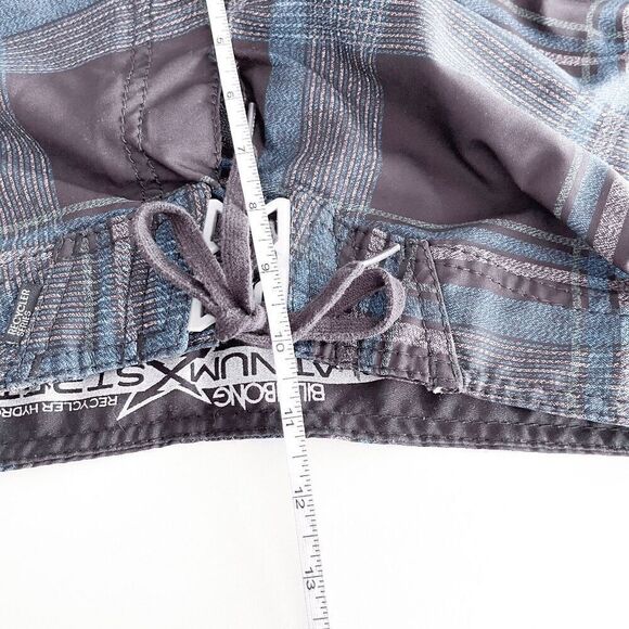 Billabong Mens Plaid Cargo Recycler Hydrostretch Platinum Board Shorts Size 28 - Picture 7 of 7